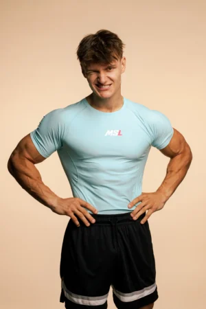 ICE BLUE COMPRESSION TEE