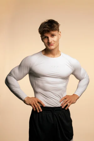 PIGEON GRAY REFLECTIVE COMPRESSION LS